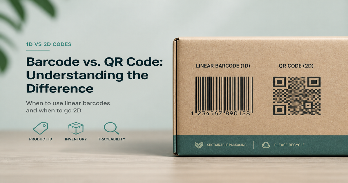 1D vs 2D Barcodes