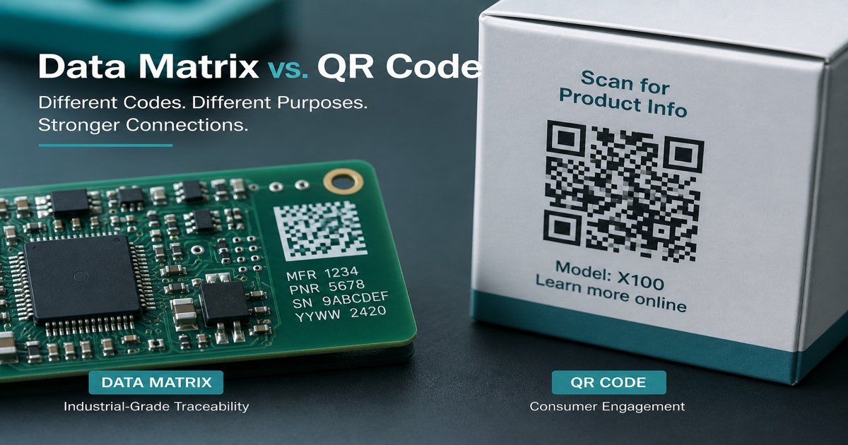 Data Matrix vs QR Code