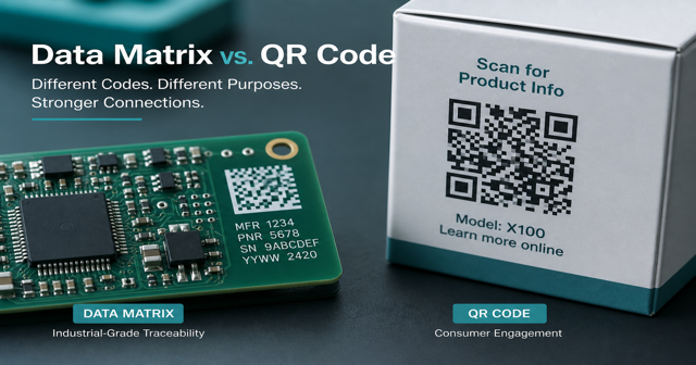 Data Matrix vs QR Code