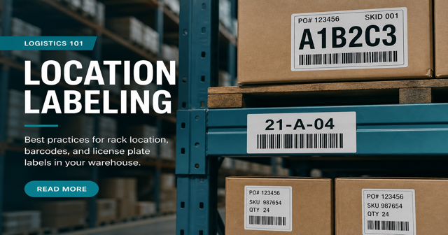 Warehouse Barcode Labeling